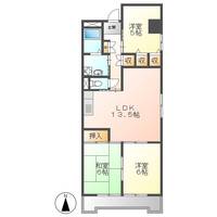 第6グランドハイツ服部の間取り