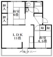 物件の間取り画像
