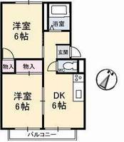 プレジール西元屋 A棟の間取り