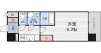 大阪府大阪市北区中津6(マンション)の賃貸物件の間取り