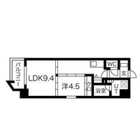 大阪府大阪市西区立売堀3(マンション)の賃貸物件の間取り