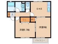 山口県岩国市海土路町2(アパート)の賃貸物件の間取り