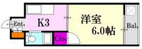 サクラーレ平野町【旧:第1創広ビル】の間取り