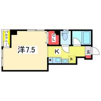 コーポ東中通の間取り