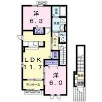 物件の間取り画像