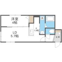 SASA南郷の間取り