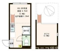 ブライト東長崎の間取り