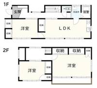 群馬県前橋市元総社町(一戸建)の賃貸物件の間取り