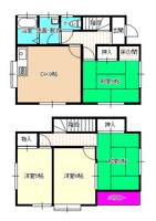 埼玉県入間郡毛呂山町大字下川原(一戸建)の賃貸物件の間取り