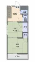 コーポ鉄輪の間取り
