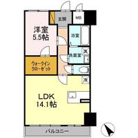 千葉県流山市おおたかの森西1(マンション)の賃貸物件の間取り