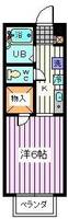 埼玉県さいたま市南区白幡4(アパート)の賃貸物件の間取り