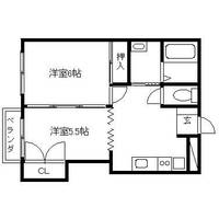 新潟県三条市興野2(アパート)の賃貸物件の間取り