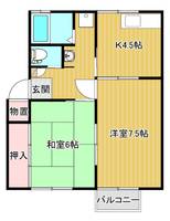 物件の間取り画像
