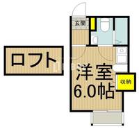 東京都国立市富士見台4(アパート)の賃貸物件の間取り