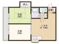 川島第16ビルの間取り