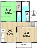 リビエールB棟の間取り