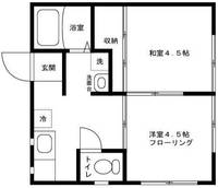 東京都杉並区方南1(アパート)の賃貸物件の間取り