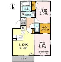 長野県長野市中御所2(アパート)の賃貸物件の間取り