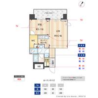 東京都文京区千駄木3(マンション)の賃貸物件の間取り