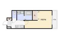 大阪府大阪市平野区流町1(マンション)の賃貸物件の間取り