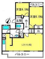 セレーノ大宮 A棟の間取り