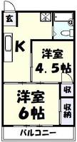 埼玉県草加市草加3(マンション)の賃貸物件の間取り