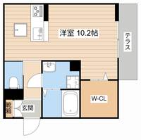 滋賀県彦根市里根町(アパート)の賃貸物件の間取り