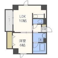 大阪府大阪市天王寺区勝山2(マンション)の賃貸物件の間取り