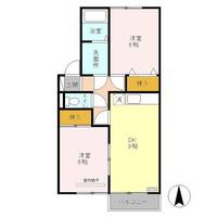 栃木県小山市犬塚1(アパート)の賃貸物件の間取り