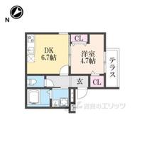 フジパレス長洲中通2番館の間取り