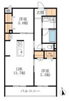 物件の間取り画像