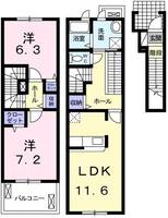 物件の間取り画像
