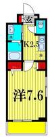 千葉県船橋市宮本4(アパート)の賃貸物件の間取り