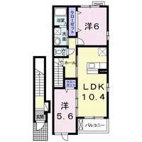 ルナフローラ・ウェストの間取り