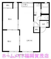 福岡県福岡市早良区原8(アパート)の賃貸物件の間取り