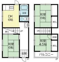 兵庫県加古川市加古川町中津(一戸建)の賃貸物件の間取り