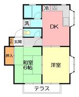 神奈川県横浜市戸塚区矢部町(アパート)の賃貸物件の間取り