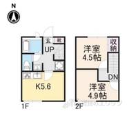 レオパレス枚岡ヒルズの間取り