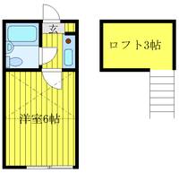 東京都板橋区志村2(アパート)の賃貸物件の間取り