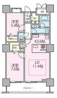 東京都荒川区南千住4(マンション)の賃貸物件の間取り