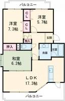 物件の間取り画像