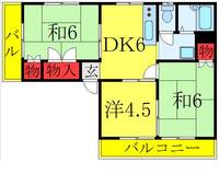 オカダメゾンの間取り