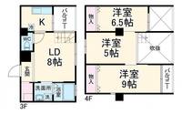 シュシュパルク六条院の間取り