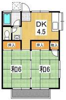 コーポ常晴の間取り