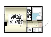 東京都立川市羽衣町3(マンション)の賃貸物件の間取り