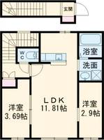 物件の間取り画像