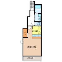 岐阜県岐阜市柳津町梅松4(アパート)の賃貸物件の間取り