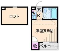 イコーレジデンスBの間取り