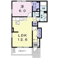 大阪府富田林市寿町3(アパート)の賃貸物件の間取り